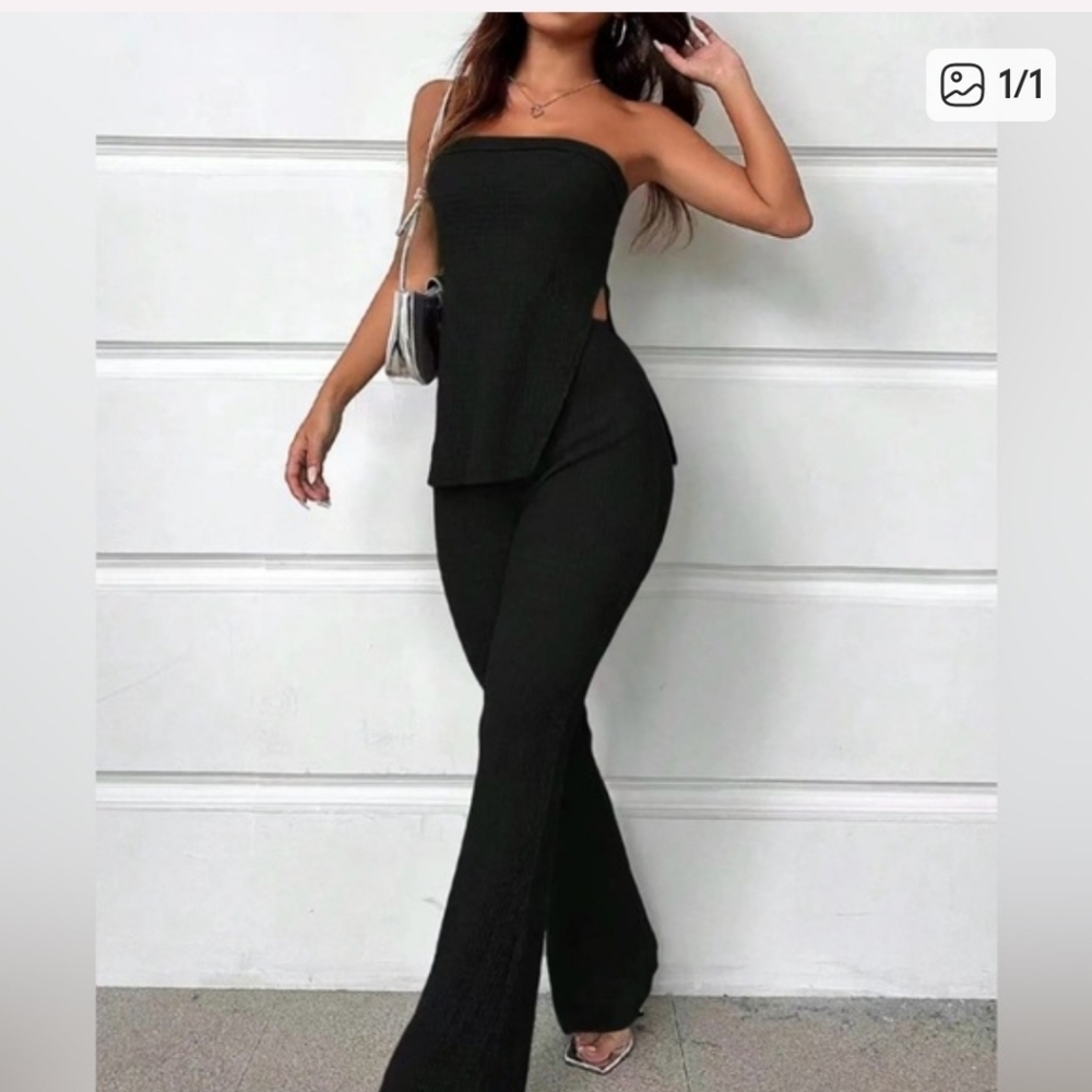 2pc Black Set new Size L